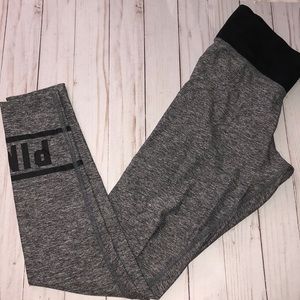 Grey Reversible PINK leggings